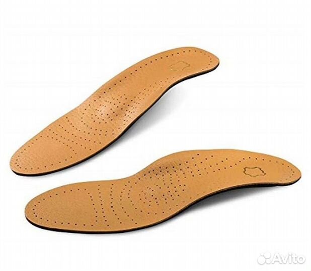 Стельки для обуви кожаные ортопедические