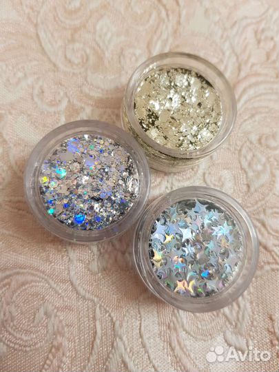 Блестки гель для лица глаз тела