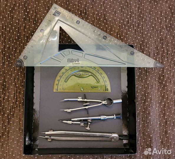 Набор для черчения Циркули, линейки
