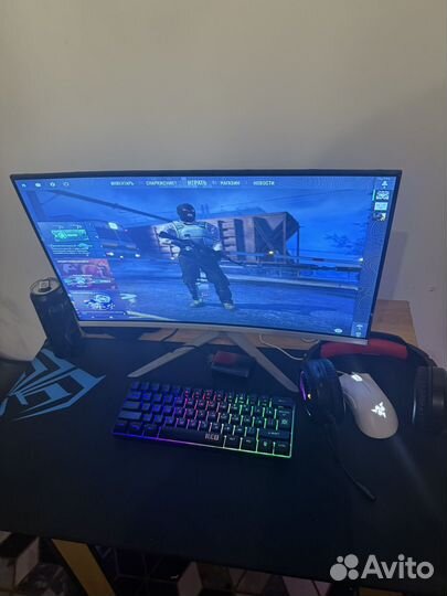 Игровой компьютер с монитором полный комплект