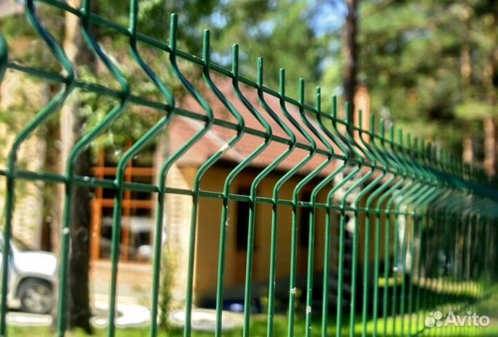 Забор из 3D сетки,калитки под ключ