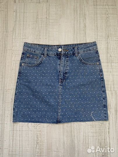 Джинсовые юбки mango