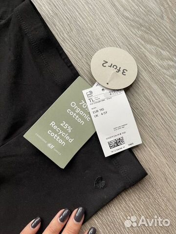 Легинсы черные базовые для девочки H&M объявление продам