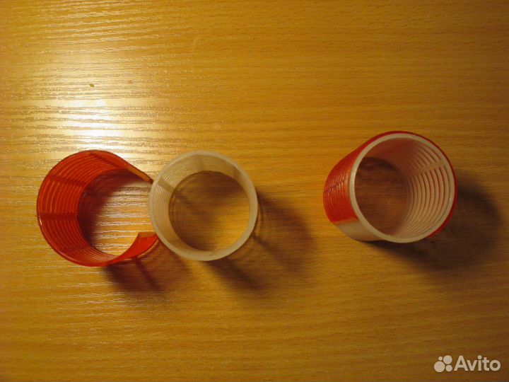 Бигуди с пластиковым креплением