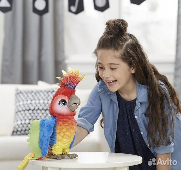 Furreal friends попугай кеша