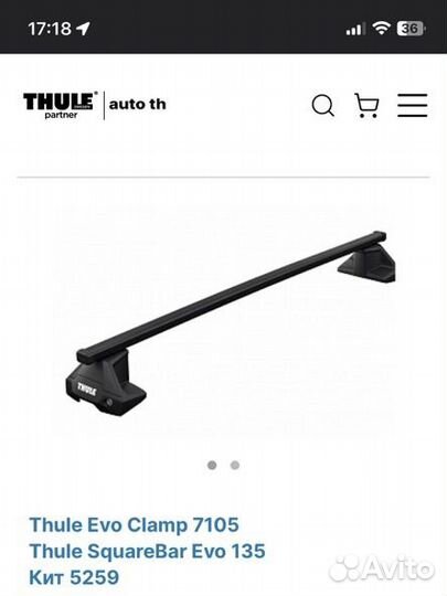 Автобокс thule