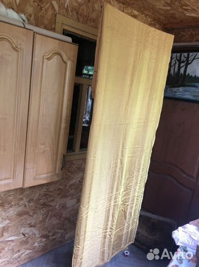 Отрез ткани и шторы СССР из сундука