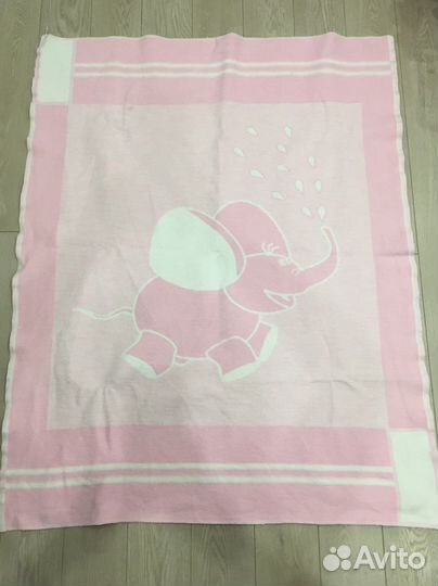 Байковое детское одеяло бу