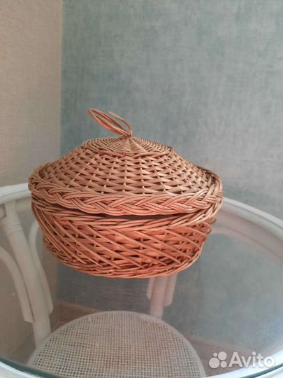 Плетеные корзинки, корзинки,шкатулки из лозы