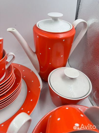 Сервиз Чайный Старинный Фарфоровый СССР kahla