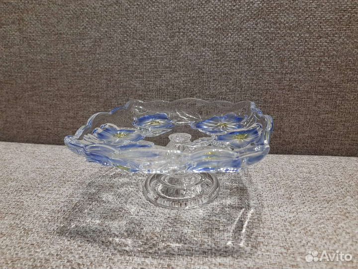 Ваза для фруктов конфетница на ножке