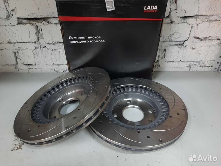 Тормозные диски перфорир. R14 ваз 2110 2114 Приора