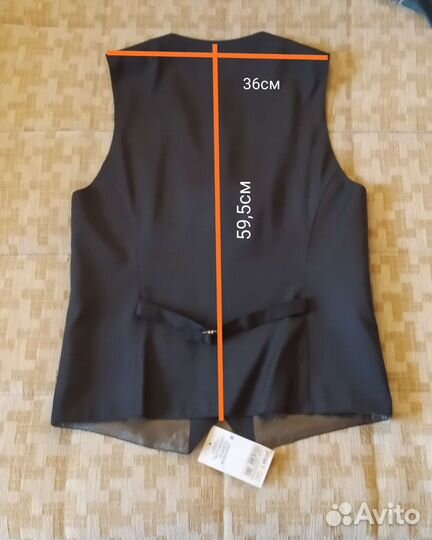 Жилетка школьная новая, р.44-170