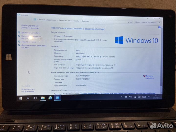 Планшет irbis tw36