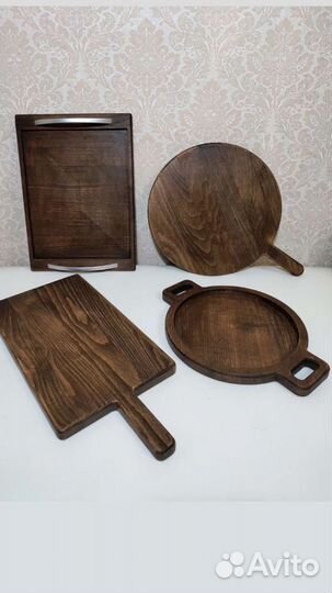 Деревянная посуда для дома и заведений