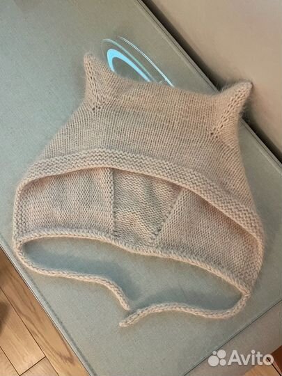 Шапка чепчик с ушками