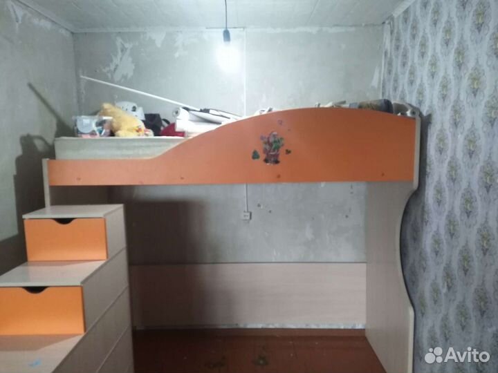 Кровать второй ярус с ящиками для всего)