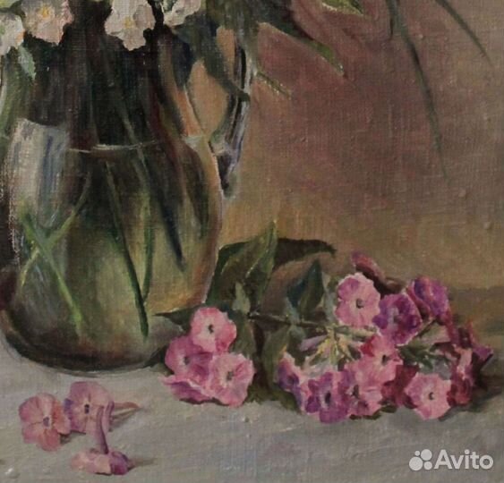 Картина маслом на холсте цветы