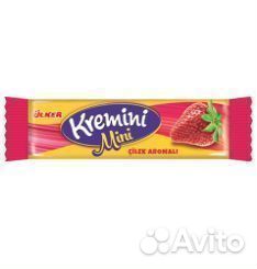 Опт - Жевательные конфеты Kremini Mini Клубника 7