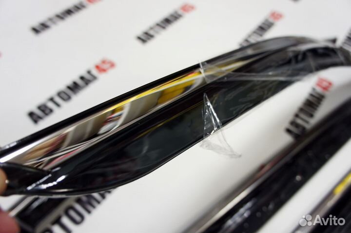 Дефлекторы окон хром Toyota Rav4 с 2019г XA50