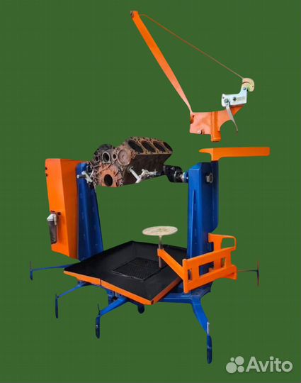 Кантователь для ремонта двигателя
