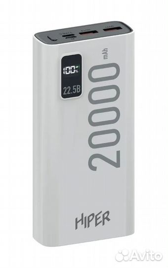 Аккумулятор внешний Hiper EP 20000, белый
