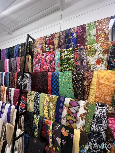 Винтажные советские ткани. Шифон крепдешин и др