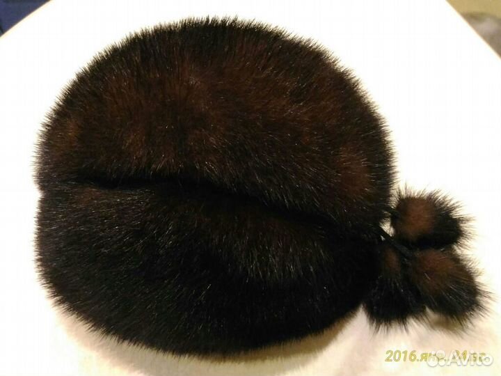 Норковая шапка б/у