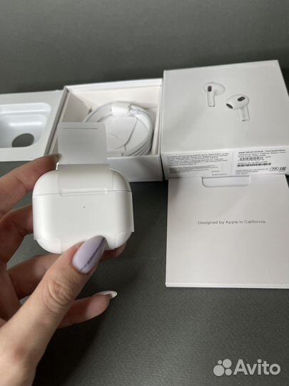 Беспроводные наушники Apple AirPods 3 Копия 1:1