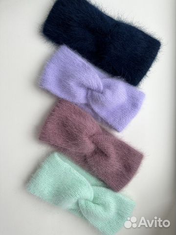 Повязка на голову из пуха норки