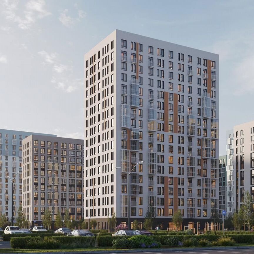 2-к. квартира, 54 м², 4/15 эт.