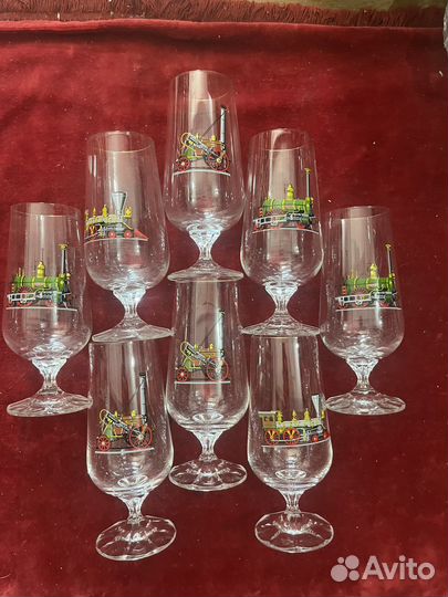 Бокал Чехия Паровозы