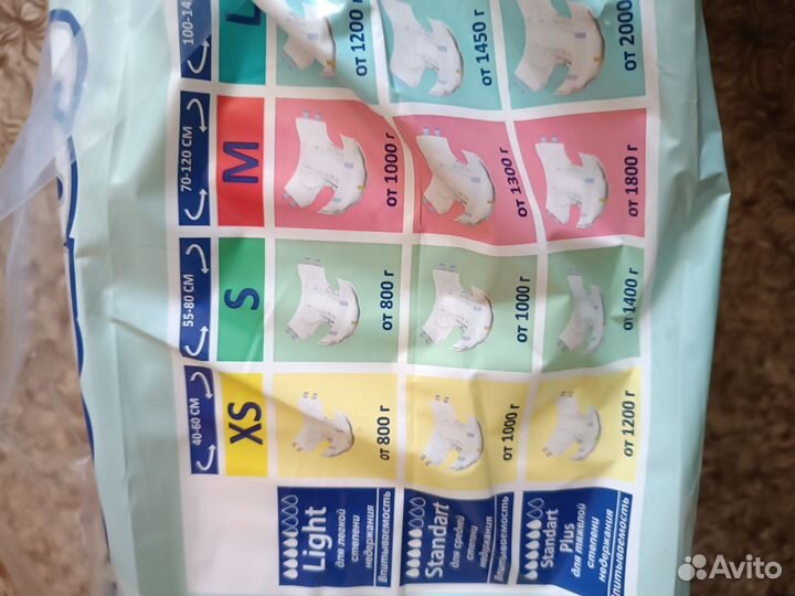Подгузники для взрослых м