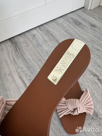 Шлепки zara 37