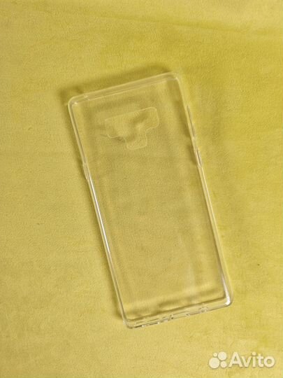 Чехол силиконовый-прозрачный (Samsung Note 9)