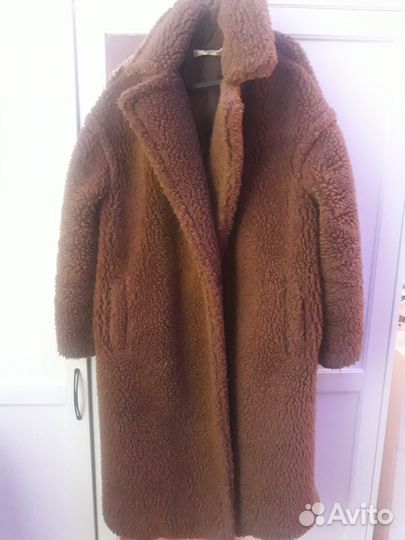 Шубка тедди mango