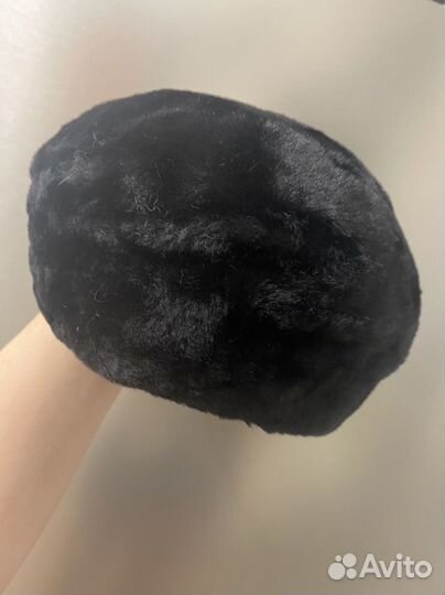 Женская мутоновая шапка