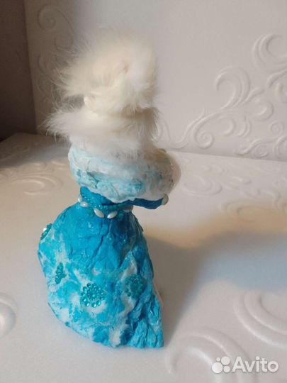 Кукла из ваты снегурочка