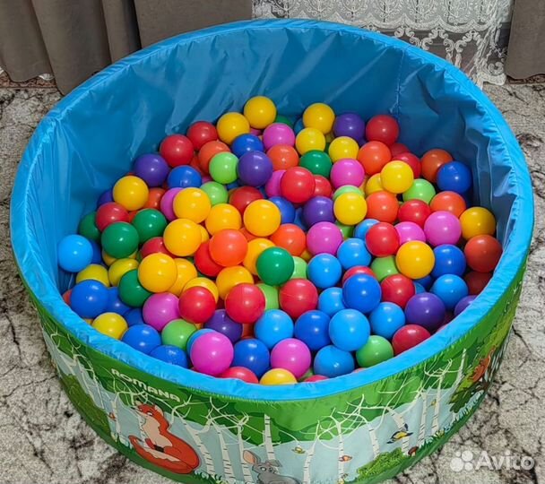 Сухой бассейн с шариками 260 шт