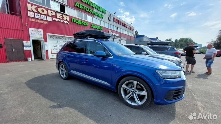 Автобокс багажный Broomer быстросъемный на Audi Q7