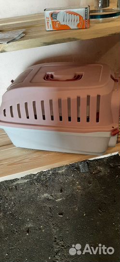 Переноска для кошек пластиковая бу