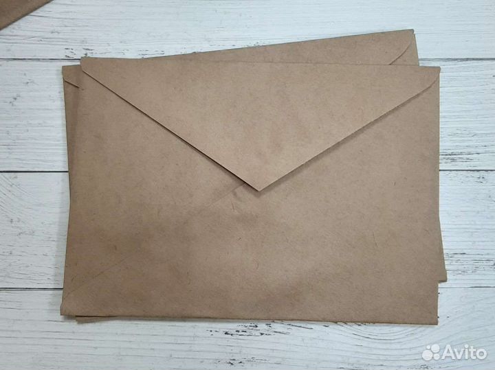 Крафт конверты с6 и а4
