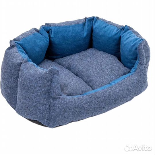 Лежанка 50х40х23см д/жив прямоугол с подушкой