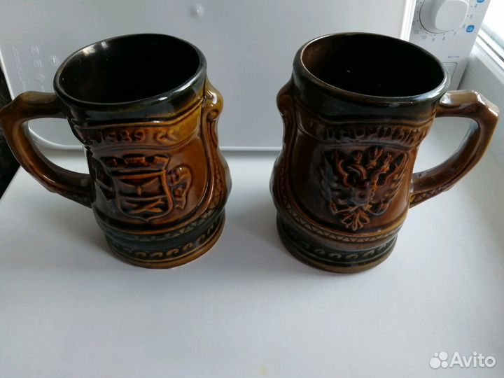 Керамическая пивная кружка