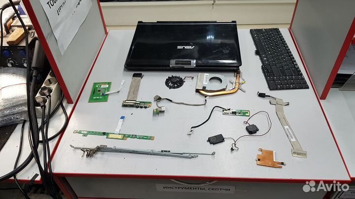 Asus M50V в разборе