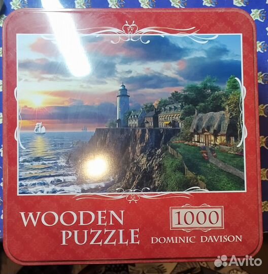 Деревянный паззл 1000 деталей