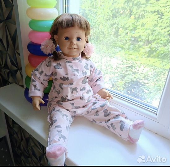 Большая мягконабивная кукла с одеждой