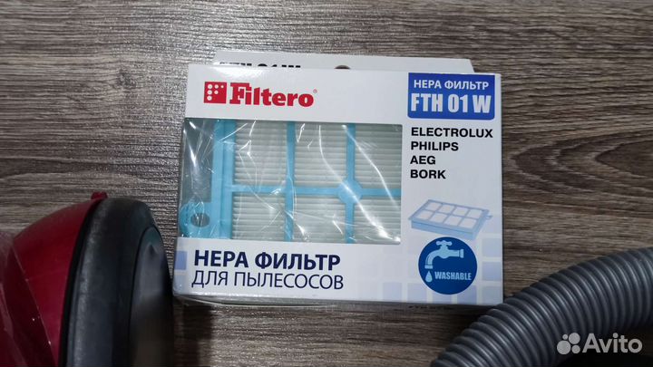 Hepa фильтр Filtero fth01w моющийся