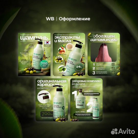 Инфографика для маркетплейсов Wildberries Ozon