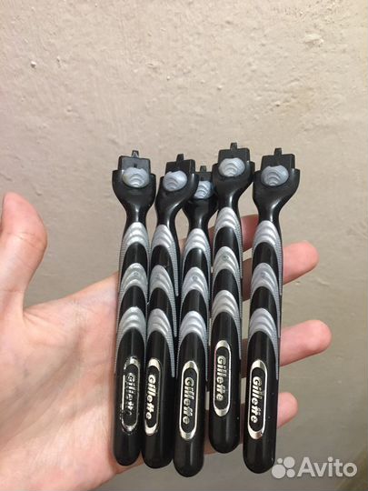 Станок для бритья gillette mach3 ручка